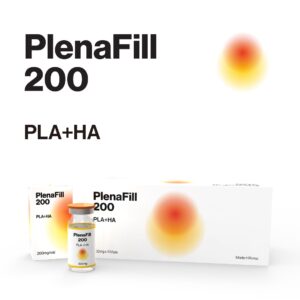 PlenaFill 200 PLA+HA dermal filler for collagen stimulation and skin tightening